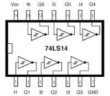 74LS14 TTL Seis Inversores Schmitt Trigger