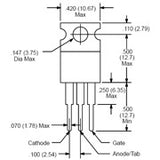 SCR 16 A 100 V TO220 2N6401