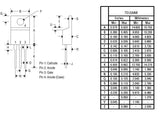 SCR 16 A 400 V TO220 2N6403