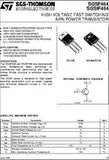 Transistor SGSIF461 Potencia