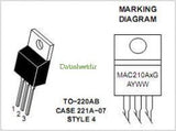 Triac 10 A 600 V TO220 MAC210A8FP