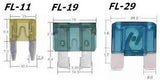 Fusible Automotriz Tipo Clavija Mini FL-11 Varios Valores