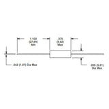 NTE4989 TVS Unidireccional 171 V, 1.5 KW