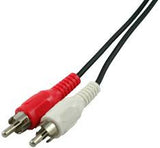 Cable "Y" 1.8 m Plug 3.5 mm Estéreo a 2 Plug RCA Plateada