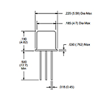 NTE456 JFET Pequeña Señal CH-N 30 V 15 mA