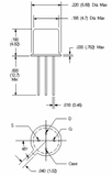 NTE459 JFET Pequeña Señal CH-N 50 V 10 mA