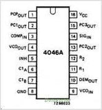 CD4046 CMOS Micropower Phase Lock Loop (PLL)