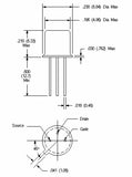 NTE466 JFET Pequeña Señal CH-N 40 V 50 mA