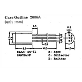 Transistor 2SD400 Pequeña Señal