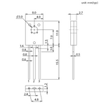 Transistor 2SD600K Media Potencia