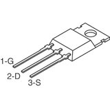 Transistor SPP17N80C3 Mosfet TO220 CH-N 800 V 17 A