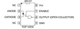 Optoacoplador 6N137 Salida Lógica TTL