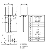 Transistor KTA1271 Pequeña Señal