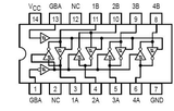 74LS242 TTL Cuatro Transmisores de Datos Quadruple Bus Transceivers