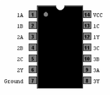 74HC27N CMOS Triple 3-Input NOR Gate