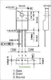 Transistor TK8A50D Mosfet TO220 CH-N 500 V 8 A