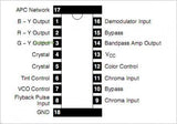 NTE1296 Procesador y Demodulador de Chroma