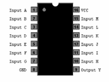 74LS133 TTL Entrada NAND con 13 Entradas Positivas