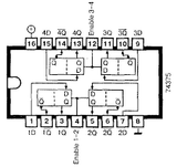 74LS375 TTL LatchTipo D Biestable 4-Bit