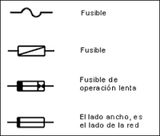 Fusible Americano Cristal Varios Valores de Corriente