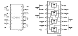 CD4016BE CMOS Cuatro Multiplexor de Señales Analógicas