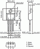 Transistor 2SK2141 Mosfet TO220 CH-N 600 V 6 A