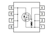 Transistor FDS4435BZ Mosfet Pequeña Señal CH-P -30 V 8.8 A