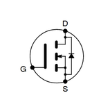 Transistor NDT3055L Mosfet  Pequeña Señal CH-N 4 A 60 V