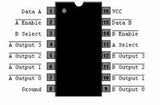 74LS155 TTL Demultiplexor y Decodificador de 2 a 4 Líneas con SalidasPolo