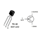 Transistor J112 JFET Pequeña Señal CH-N 35 V 50 mA 350 mW