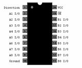 MM74HCT245WM Transceptor Octal 3 Estados