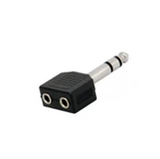 Adaptador "Y" Plug 6.3 mm Estéreo a 2 Jack 3.5 mm Estéreo