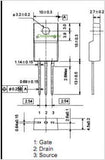 Transistor TK10A50D Mosfet TO220 CH-N 500 V 10 A