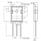 Transistor SPW47N60C3 Mosfet Potencia CH-N 650 V 47 A