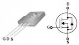 Transistor SSP6N60 Mosfet TO220 CH-N 600 V 6 A