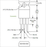 Transistor MTP36N06 Mosfet TO220 CH-N 60 V 30 A