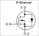 Transistor MTP23P06V Mosfet TO220 CH-P 60 V 23 A