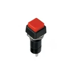 Switch Push 3A/125V 1 Polo, 1 Tiro Enclave (ON-OFF) Cuadrado