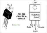 Transistor NTP60N06 Mosfet TO220 CH-N  60 V 60 A