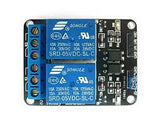 Módulo de 2 Relevadores 5 V con Optoacoplador