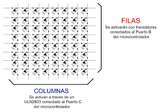 Matriz de LED 3 mm Cátodo de 8 x 8 Chica