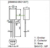 Transistor 2SD1207 Pequeña Señal