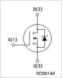 Transistor STP20NM50FP Mosfet TO220 CH-N 500 V 14 A