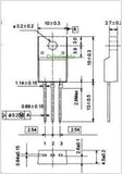 Transistor TK12A60U Mosfet TO220 CH-N 600 V 12 A