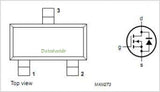 Transistor BSH103 Mosfet Pequeña Señal CH-N 30 V 850 mA