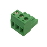 Terminal Block 3 Tornillos 1.1 cm x 1.5 cm x 1.8 cm Verde con Contraparte