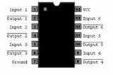 74LS14 TTL Seis Inversores Schmitt Trigger