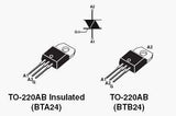 Triac 25 A 600 V TO220 BTB24-600B