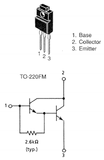 Transistor 2SD2102 TO220FM