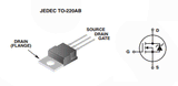 Transistor RFP50N06 Mosfet TO220 CH-N 60 V 50 A